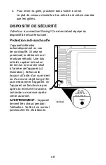 Preview for 49 page of Waring WCO250XE Manual