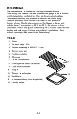 Preview for 54 page of Waring WCO250XE Manual