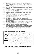 Preview for 68 page of Waring WCO250XE Manual