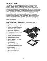 Preview for 6 page of Waring WCO500X User Manual