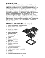 Preview for 34 page of Waring WCO500X User Manual