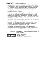 Предварительный просмотр 6 страницы Waring WCT702 Instruction Book
