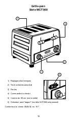 Предварительный просмотр 15 страницы Waring WCT800 Operating Manual