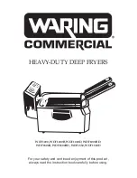Waring WDF1000 Instruction Book preview