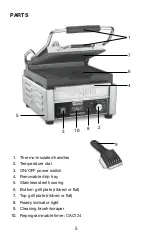 Preview for 5 page of Waring WDG250T Manual