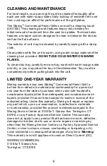 Preview for 9 page of Waring WDG250T Manual