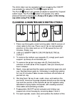 Preview for 6 page of Waring WDM 360 Instruction Book