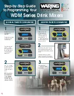 Waring WDM Series Step-By-Step Manual preview