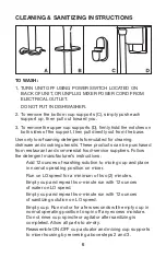 Preview for 6 page of Waring WDM120TX Instruction Booklet