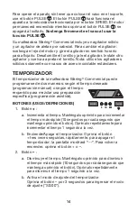 Preview for 14 page of Waring WDM120TX Instruction Booklet