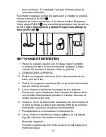 Предварительный просмотр 14 страницы Waring WDM240 Instruction Book