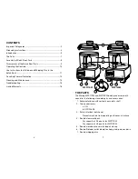 Preview for 4 page of Waring WFP11SW Manual