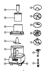 Предварительный просмотр 28 страницы Waring WFP14SE Manual