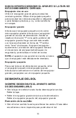 Предварительный просмотр 31 страницы Waring WFP14SE Manual