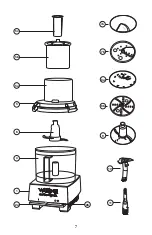 Preview for 7 page of Waring WFP14SK Manual