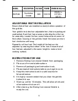 Preview for 6 page of Waring WGR240 User Instruction