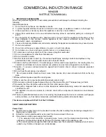 Предварительный просмотр 1 страницы Waring WIH400B Instruction Manual