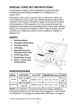 Preview for 4 page of Waring WIH400CND Manual