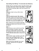 Preview for 8 page of Waring WJX50 Instruction Book