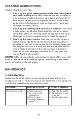 Preview for 18 page of Waring WMO90 Manual