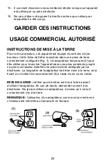 Preview for 23 page of Waring WPG250TSWE Instructions Manual