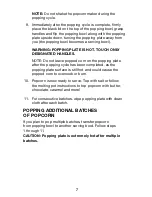 Preview for 7 page of Waring WPM1000 Series User Manual