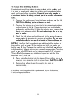 Preview for 11 page of Waring WPM1000 Series User Manual