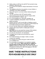 Preview for 3 page of Waring WPM28 Series Instruction Manual