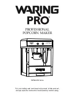 Preview for 1 page of Waring WPM30 series User Manual