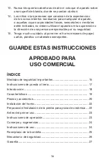 Preview for 16 page of Waring WPO350 Manual