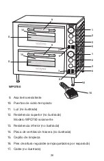 Preview for 20 page of Waring WPO700 Instruction Book