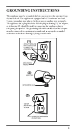 Предварительный просмотр 3 страницы Waring WSB35 Operation Manual