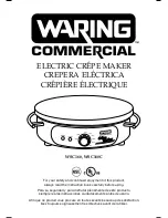 Waring WSC160 User Manual preview