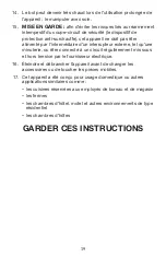 Preview for 19 page of Waring WSG60E Manual