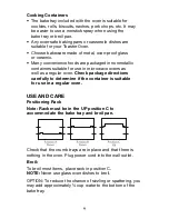 Preview for 9 page of Waring WTO150 User Manual