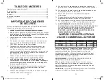 Preview for 10 page of Waring WW250BX Manual