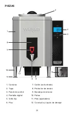 Preview for 20 page of Waring WWB10G Instruction Book