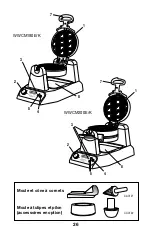 Preview for 26 page of Waring WWCM180E/K Manual