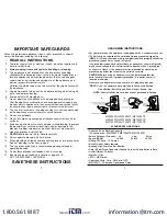 Preview for 2 page of Waring Xtreme MX1000XTX Operating Manual