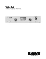 Preview for 1 page of Warm Audio WA-2A Manual