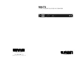 Preview for 1 page of Warm Audio WA73 Manual