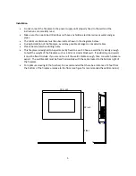 Preview for 5 page of Warm House Oslo Important Instructions & Operating Manual