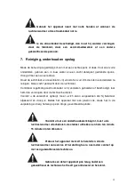 Preview for 30 page of Warm Tech CAC20KW Original Instructions Manual