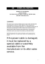 Preview for 37 page of Warm Tech CAC20KW Original Instructions Manual