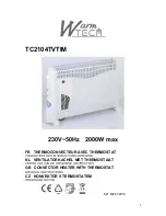 Preview for 1 page of Warm Tech TC2104TVTIM Original Instructions Manual