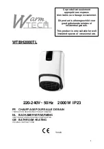 Warm Tech WTBH2000TL Manual preview