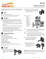 Preview for 3 page of Warm2U TH131 User Manual