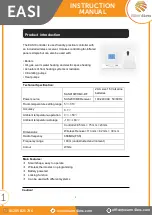 Warm4Less EASI Instruction Manual предпросмотр