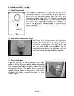 Preview for 5 page of WarmFlow Boilerhouse B120HE User Manual