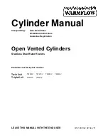 Preview for 1 page of WarmFlow TR250V User Instructions